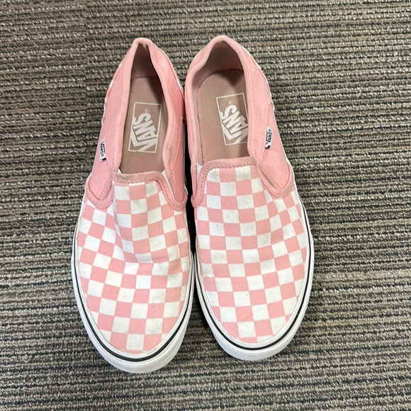 Vans Shoes - Vans Pink & White Shoes